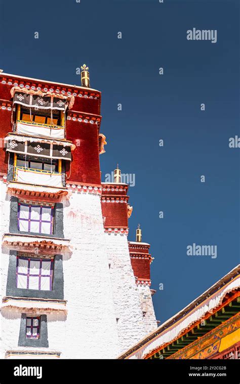 Iconic dzong fortress in the city of Lhasa which is a  .